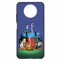 Чехол для Xiaomi Redmi Note 9 5G/Redmi Note 9T Куринный обед в пабе - PrintSalon