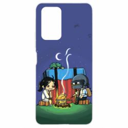 Чехол для Xiaomi Redmi Note 10 Pro Куринный обед в пабе - PrintSalon