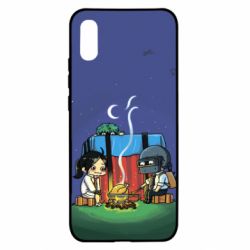 Чехол для Xiaomi Redmi 9a Куринный обед в пабе - PrintSalon