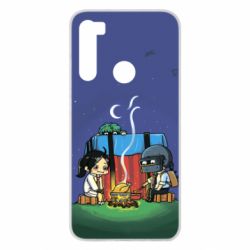 Чехол для Xiaomi Redmi Note 8 Куринный обед в пабе - PrintSalon