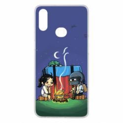 Чехол для Samsung A10s Куринный обед в пабе - PrintSalon