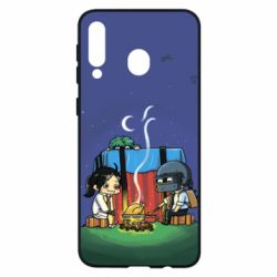 Чехол для Samsung M30 Куринный обед в пабе - PrintSalon