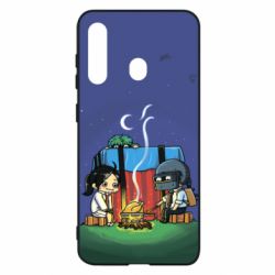 Чехол для Samsung M40 Куринный обед в пабе - PrintSalon