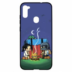 Чехол для Samsung A11/M11 Куринный обед в пабе - PrintSalon