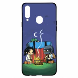 Чехол для Samsung A20s Куринный обед в пабе - PrintSalon