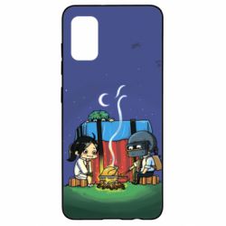 Чехол для Samsung A41 Куринный обед в пабе - PrintSalon