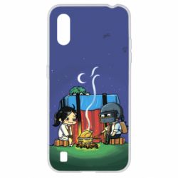 Чехол для Samsung A01/M01 Куринный обед в пабе - PrintSalon