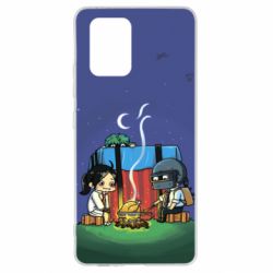 Чехол для Samsung S10 Lite Куринный обед в пабе - PrintSalon