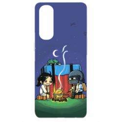 Чехол для Oppo Reno 4 Pro Куринный обед в пабе - PrintSalon