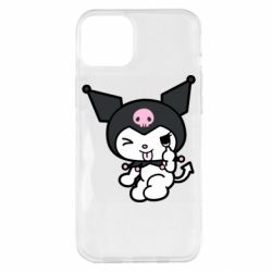 Чехол для iPhone 14 Plus Kuromi hello kitty - PrintSalon