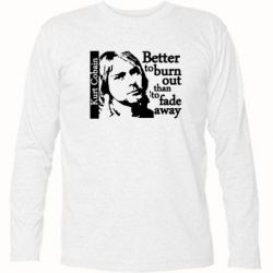 Футболка з довгим рукавом Kurt Cobain-PrintSalon Футболка з довгим рукавом Kurt Cobain