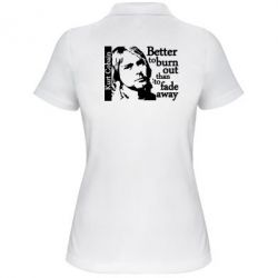 Жіноче поло Kurt Cobain - PrintSalon