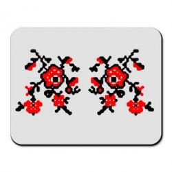 Коврик для мыши Квітковий орнамент - PrintSalon