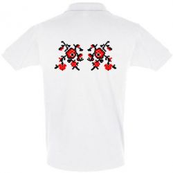 Мужское поло Квітковий орнамент - PrintSalon