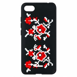 Чехол для Xiaomi Redmi 6A Квітковий орнамент - PrintSalon