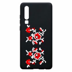 Чехол для Huawei P30 Квітковий орнамент - PrintSalon