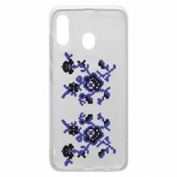 Чехол для Samsung A30 Квітковий орнамент - PrintSalon