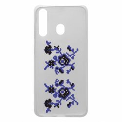 Чехол для Samsung A60 Квітковий орнамент - PrintSalon