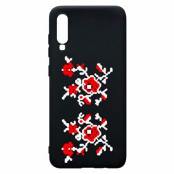 Чехол для Samsung A70 Квітковий орнамент - PrintSalon