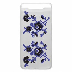 Чехол для Samsung A80 Квітковий орнамент - PrintSalon