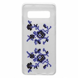 Чехол для Samsung S10 Квітковий орнамент - PrintSalon