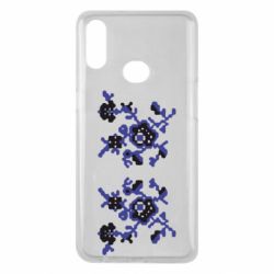 Чехол для Samsung A10s Квітковий орнамент - PrintSalon
