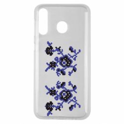 Чехол для Samsung M30 Квітковий орнамент - PrintSalon