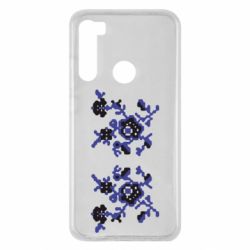 Чехол для Xiaomi Redmi Note 8 Квітковий орнамент - PrintSalon