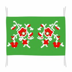 Флаг Квітковий орнамент - PrintSalon