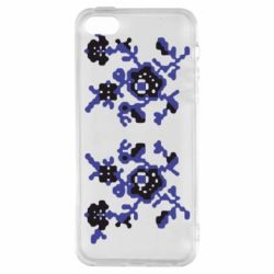 Чехол для iPhone5/5S/SE Квітковий орнамент - PrintSalon
