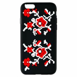Чехол для iPhone 6/6S Квітковий орнамент - PrintSalon