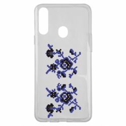 Чехол для Samsung A20s Квітковий орнамент - PrintSalon