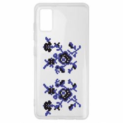 Чехол для Samsung A41 Квітковий орнамент - PrintSalon