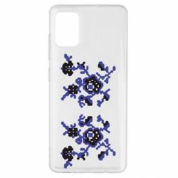 Чехол для Samsung A51 Квітковий орнамент - PrintSalon