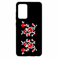 Чехол для Samsung A52 5G Квітковий орнамент - PrintSalon
