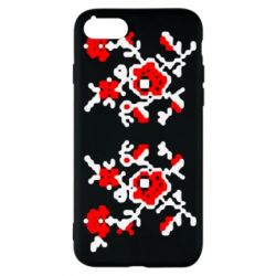 Чехол для iPhone 7 Квітковий орнамент - PrintSalon
