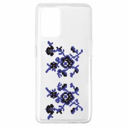 Чехол для Oppo A74 4G Квітковий орнамент - PrintSalon