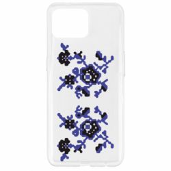 Чехол для Oppo Reno 4 Lite Квітковий орнамент - PrintSalon