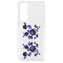 Чехол для Oppo Reno 4 Pro Квітковий орнамент - PrintSalon