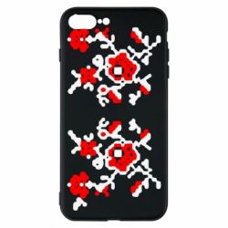 Чехол для iPhone 8 Plus Квітковий орнамент - PrintSalon