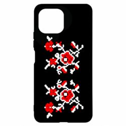 Чехол для Xiaomi Mi11 Lite Квітковий орнамент - PrintSalon