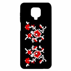 Чехол для Xiaomi Redmi Note 9S/9Pro/9Pro Max Квітковий орнамент - PrintSalon