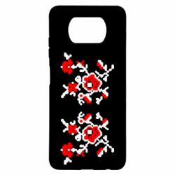 Чехол для Xiaomi Poco X3 Квітковий орнамент - PrintSalon