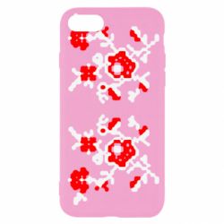 Чехол для iPhone SE 2022 Квітковий орнамент - PrintSalon