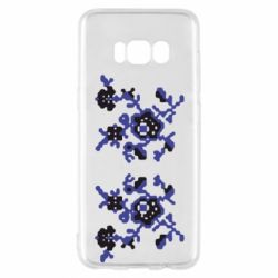 Чехол для Samsung S8 Квітковий орнамент - PrintSalon