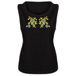 Женская майка Квітковий орнамент - PrintSalon