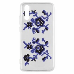 Чехол для Huawei P20 Квітковий орнамент - PrintSalon