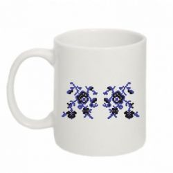 Чашка 320ml Квітковий орнамент - PrintSalon