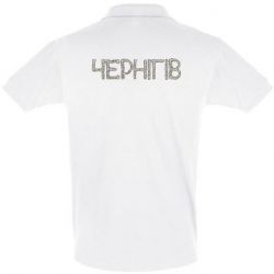 Мужское поло Квітучий Чернігів - PrintSalon