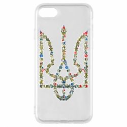 Чохол для iPhone 8 Квітучий герб України